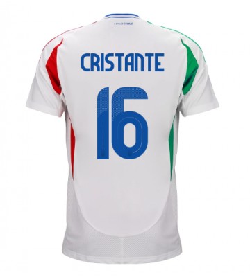 Italien Bryan Cristante #16 Replika Udebanetrøje EM 2024 Kortærmet